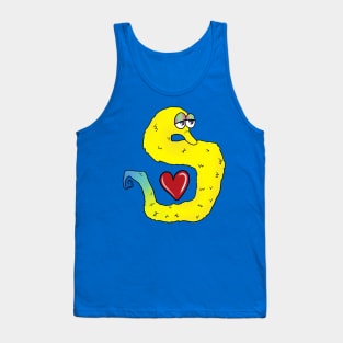 Lovely Worm Friend Tank Top